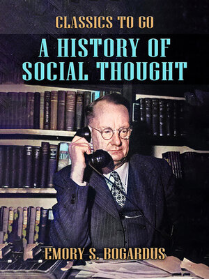 cover image of A History of Social Thought